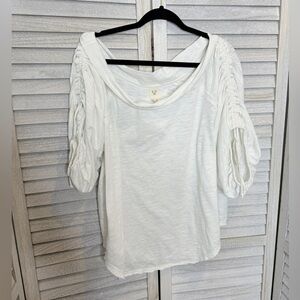 We the Free Women’s White Bohemian Shirt Size L
